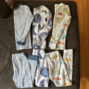 Kids Pajamas Set - Blue, White, and Multicolor